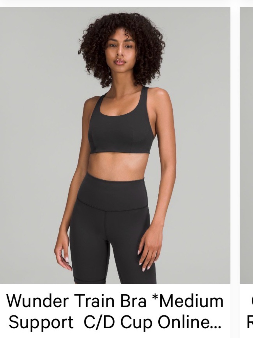 Wunder Train lululemon sport bra